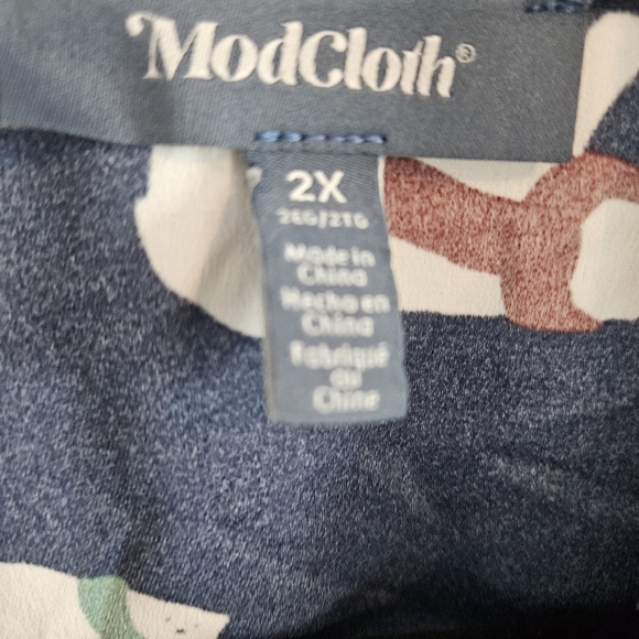New nwt modcloth shirt top polar bears 2x 2xl - Picture 3 of 4